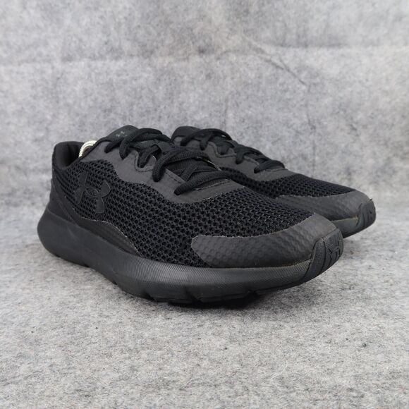 Under Armour Shoes Mens 9 Athletic Sneakers Surge Running Training Active Black - Picture 1 of 14